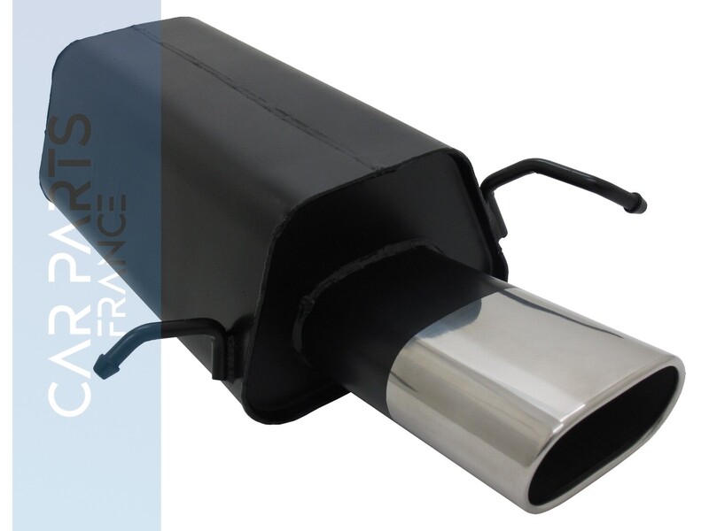 Silencieux / Pot d'échappement 75x135mm pour Mercedes CLK 209