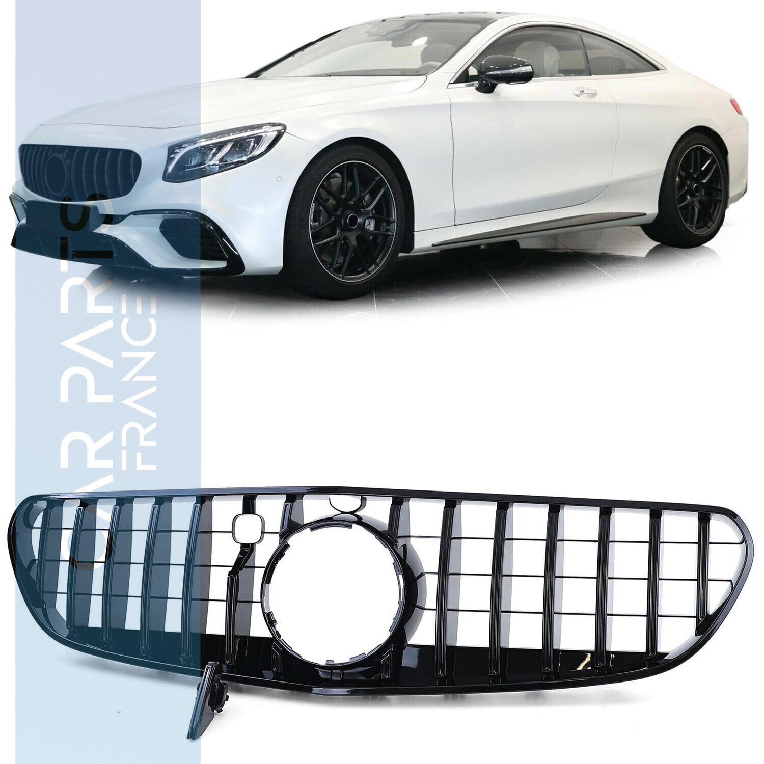 Calandre / Grille Look AMG pour Mercedes Classe S S63 C217 A217 à partir de 2017