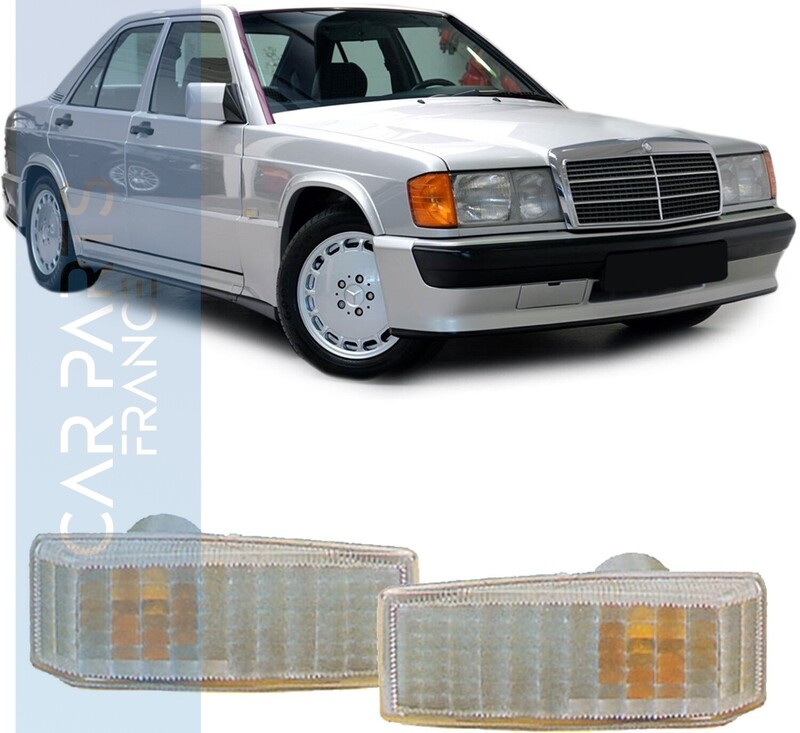 Paire de clignotants latéraux pour Mercedes 190 Classe A Classe C