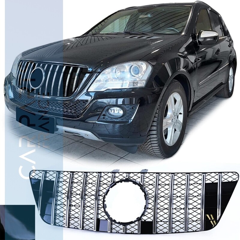 Calandre look Panamericana avec grillage Pour Mercedes  Classe M ML W164 08-11