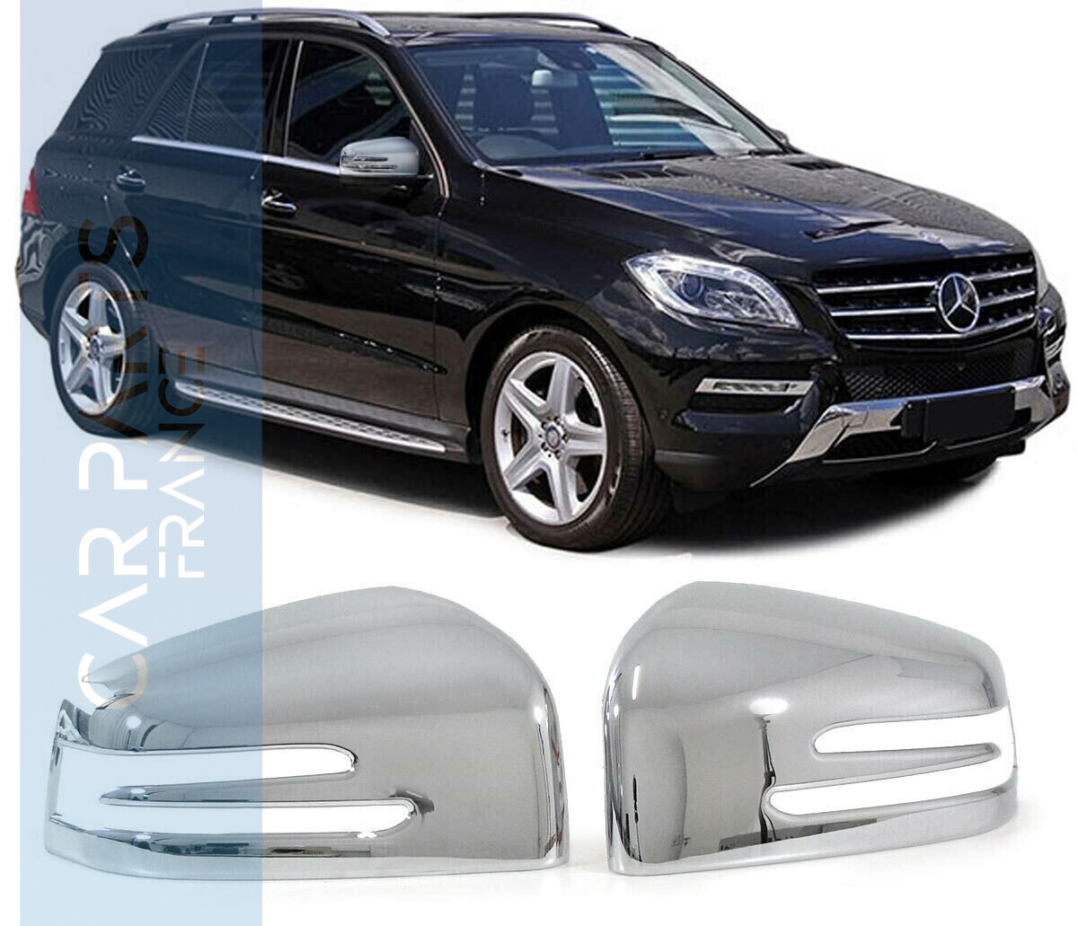 Coques de rétroviseur pour Mercedes ML W166 à partir de 2011 G W463 à partir de 1989