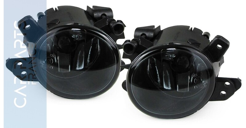 Paire de feux antibrouillard noir fumé pour Mercedes Classe C W204 CL C216 GLK X204
