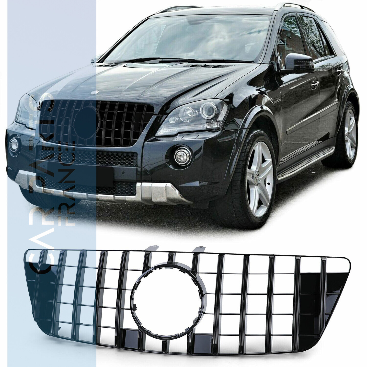 Calandre / Grille Look AMG pour Mercedes Classe M ML W164 2008 - 2011