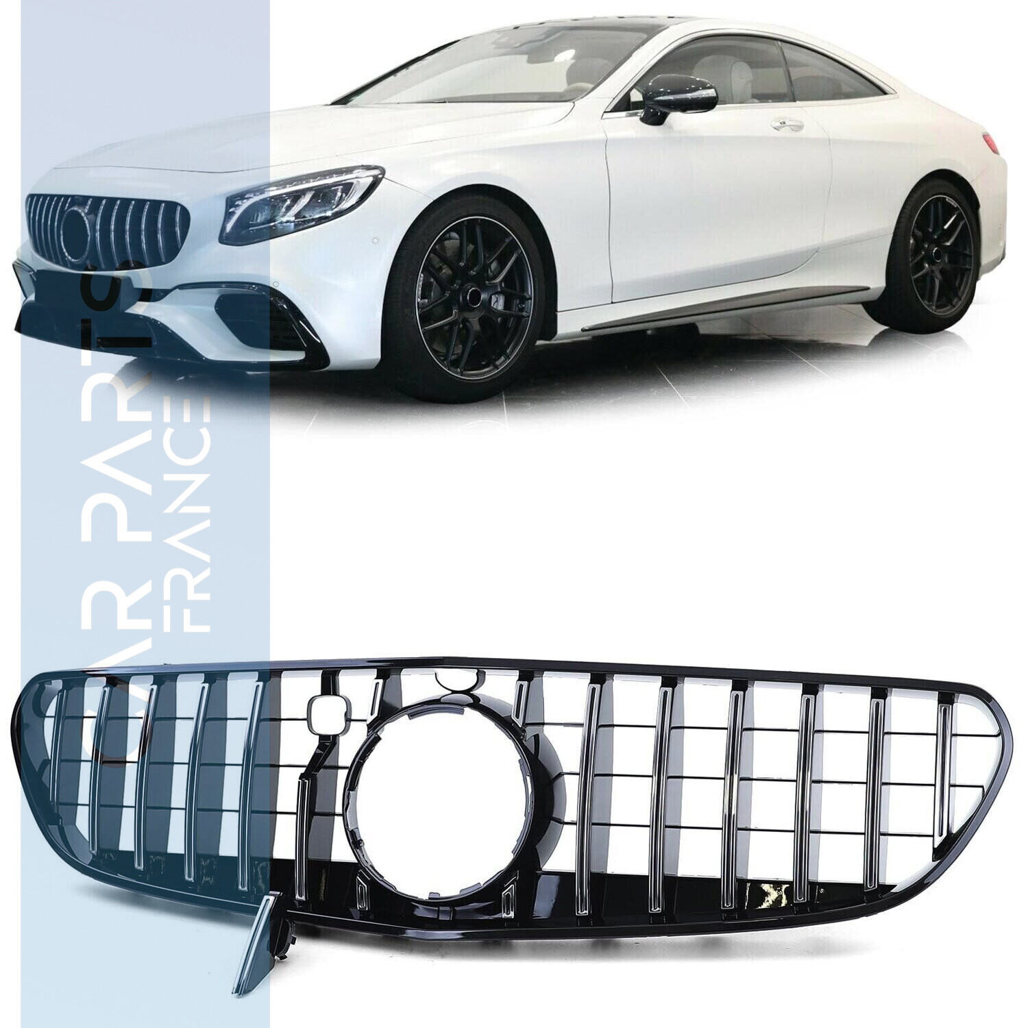 Calandre / Grille Look AMG pour Mercedes Classe S S63 C217 A217 à partir de 2017
