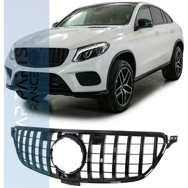 Calandre / Grille​ Sport Look Noir Brillant pour Mercedes GLE Coupé C292 à partir de 2015