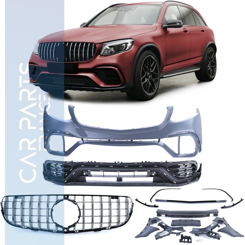 Pare-choc avant sport avec calandre pour Mercedes GLC SUV X253 15-19