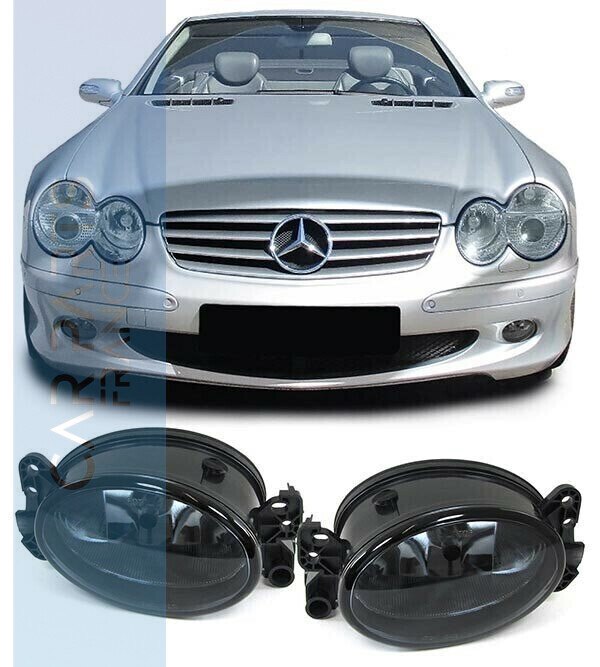 Paire de feux antibrouillard noir fumé pour Mercedes W204 W164 W463 W211 Paire de feux antibrouillard noir fumé pour Mercedes W204 W164 W463 W211