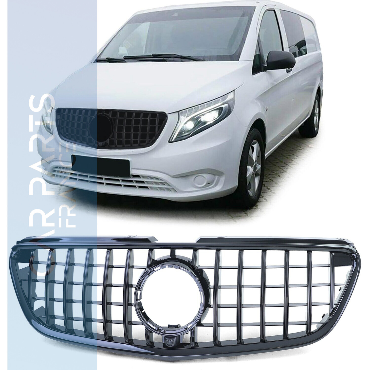 Calandre / Grille Look AMG pour Mercedes Vito W447 2014 - 2019