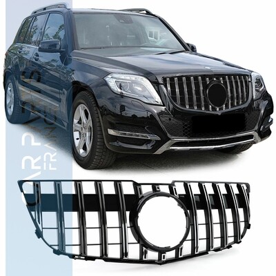 Calandre / Grille Sport Look Noir Chromé pour Mercedes GLK X204 2012 - 2015