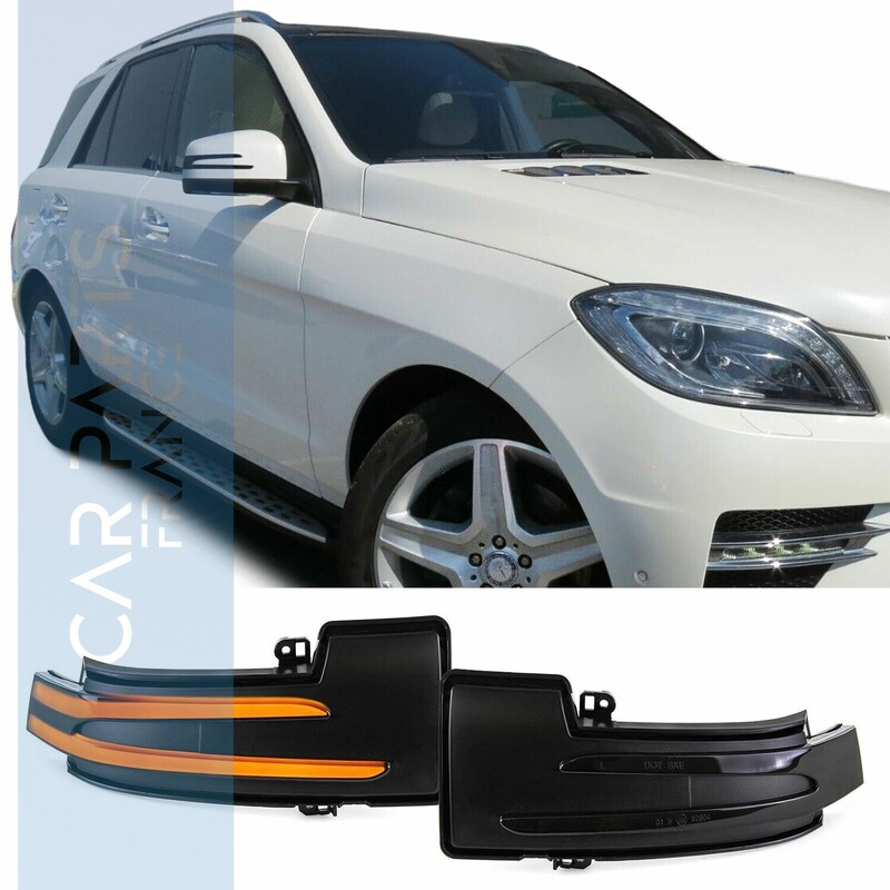 Paire de clignotants de rétroviseur dynamiques à LED pour Mercedes Classe M / ML Classe G Classe R