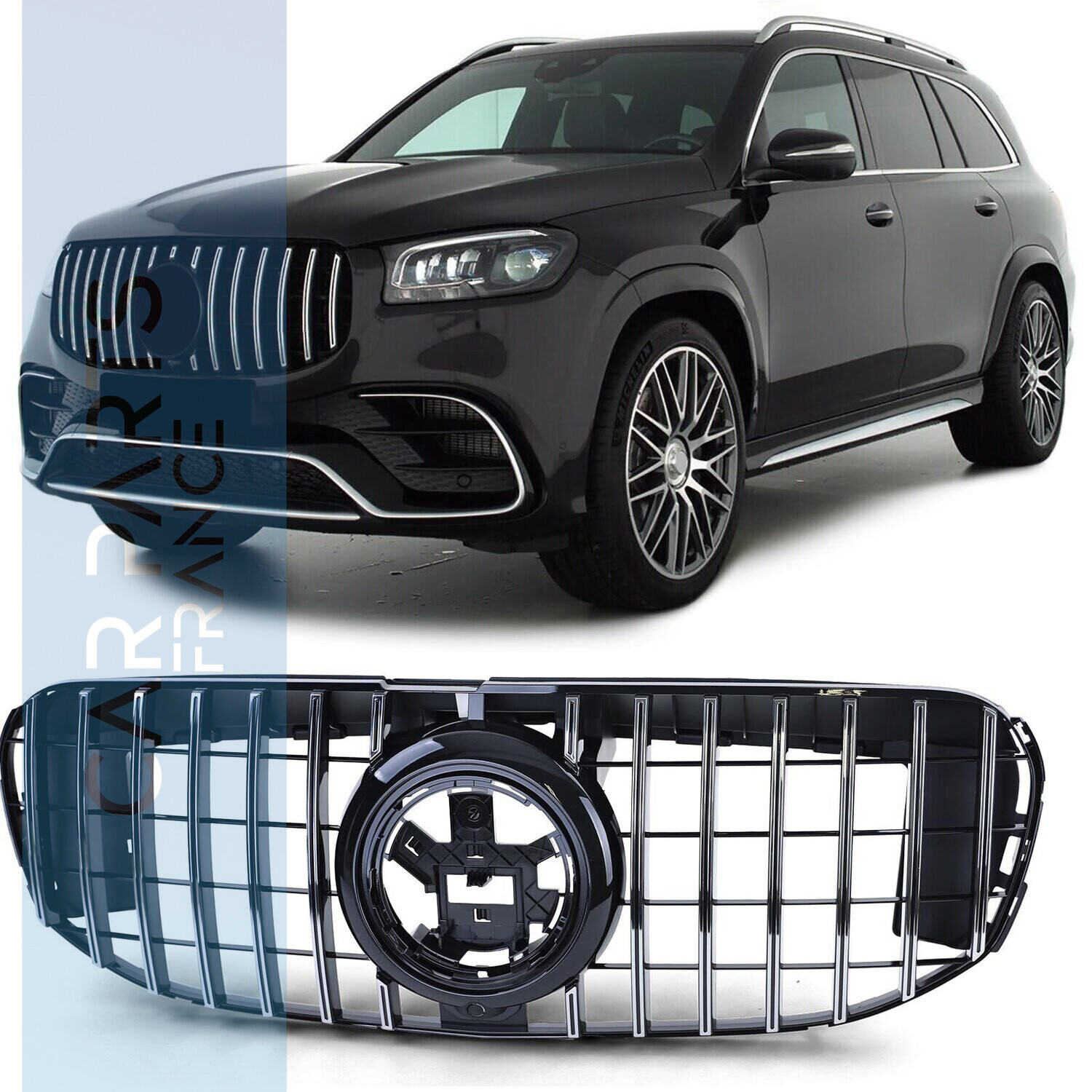 Calandre / Grille Look AMG pour Mercedes GLS X167 à partir de 2019