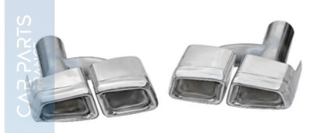 Tuyaux d'échappement look AMG pour Mercedes W212 W221