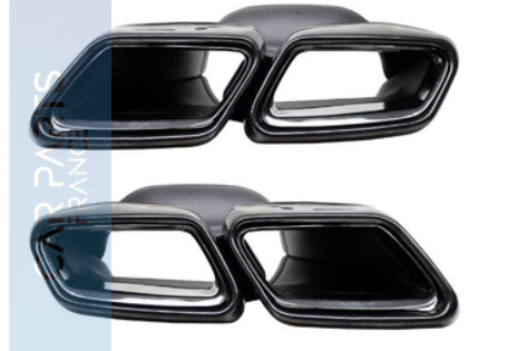 Tuyaux d'échappement look AMG pour Mercedes W212 W222