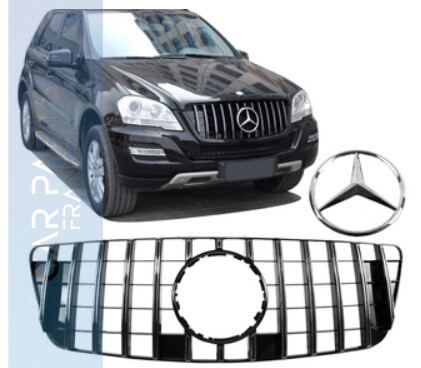 Calandre / Grille + étoile Look AMG pour Mercedes ML W164