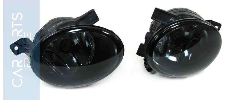 Paire de feux antibrouillard noir fumé pour Golf 6 VI Caddy Jetta Tiguan Touran