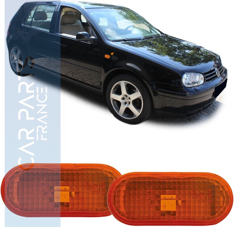 Paire de clignotants latéraux pour Volkswagen Golf IV Bora T5 Lupo Passat 3B Sharan