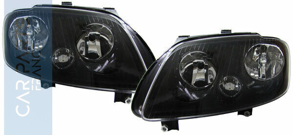 Paire de phares avant pour Volkswagen Touran 2003 - 2006 + Caddy 2004 - 2010