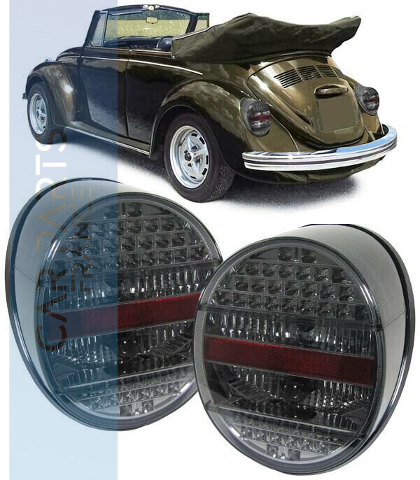 Paire de feux arrière à LED fumé pour Volkswagen Beetles à partir de 1972