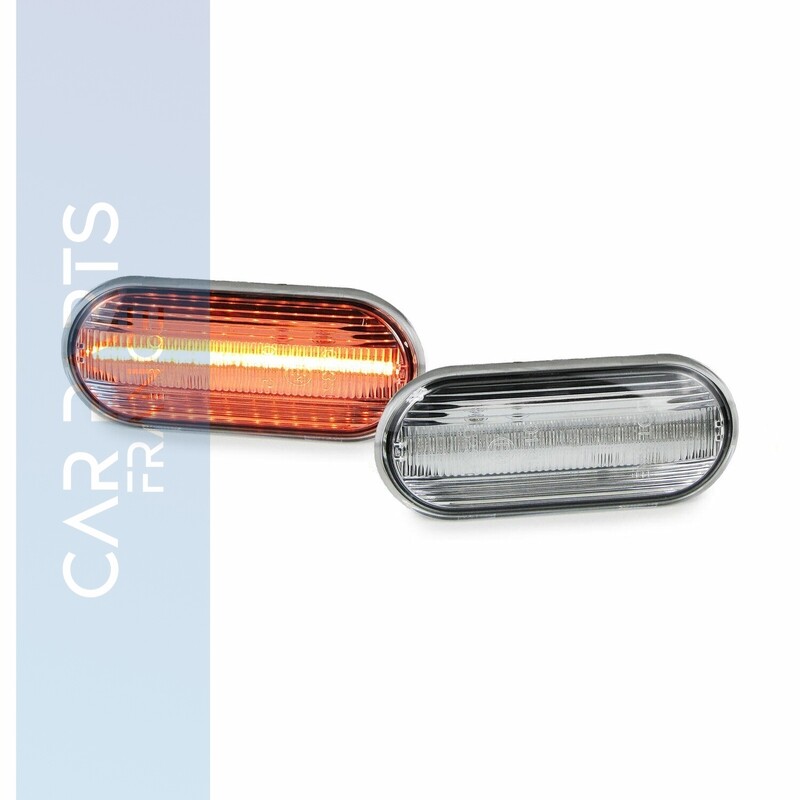 Paire de clignotants latéraux à LED pour Volkswagen Bora Golf Polo Seat Leon Ford Fiesta