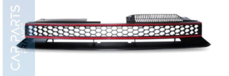 Calandre / Grille en nid d'abeille Look GTI / GT pour Volkswagen Golf 6
