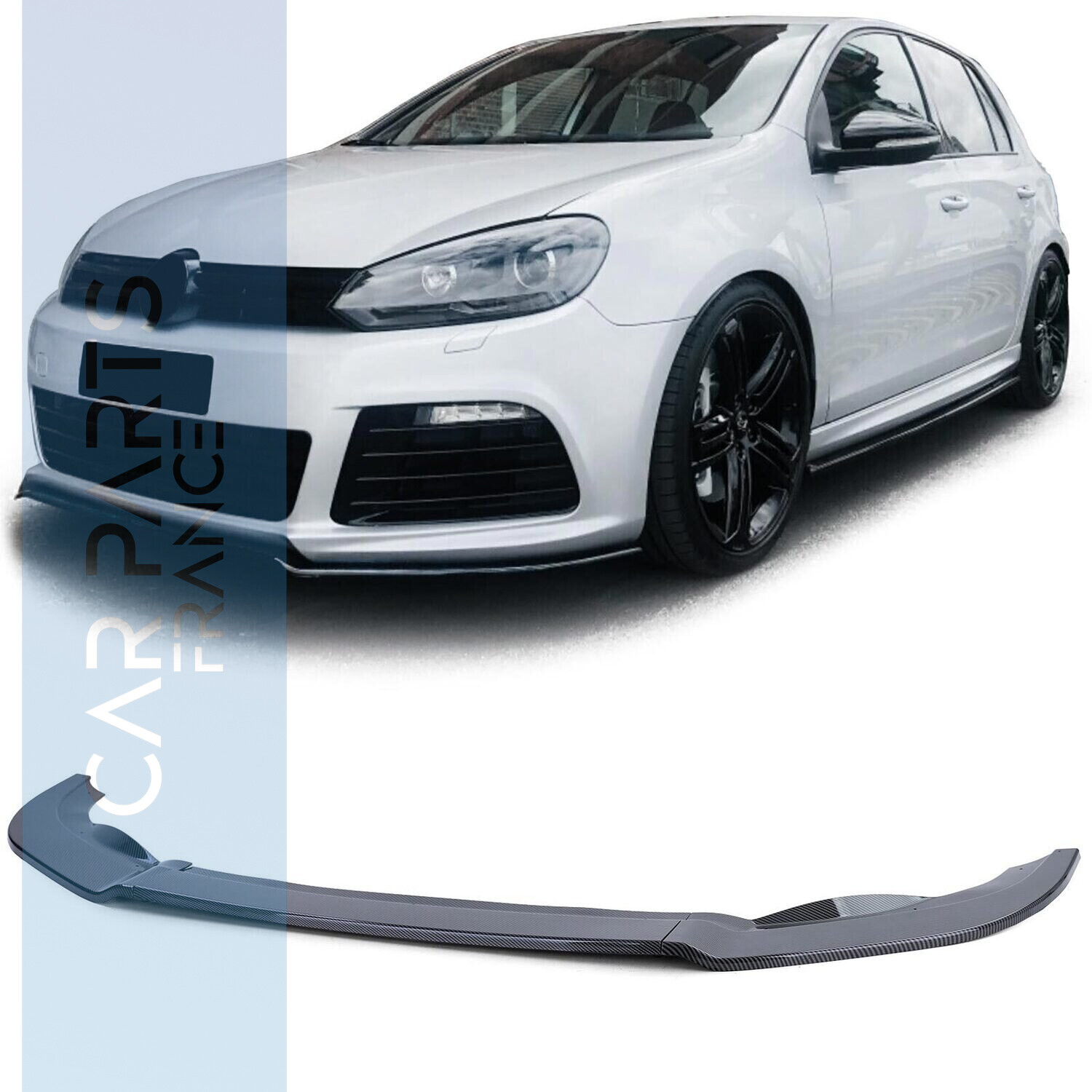 Lèvre / spoiler / Splitter / lame de pare- choc avant pour Volkswagen Golf 6 2009 - 2012