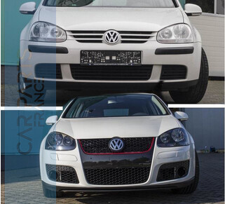 Paire de phares pour Volkswagen Golf 5 + Jetta
