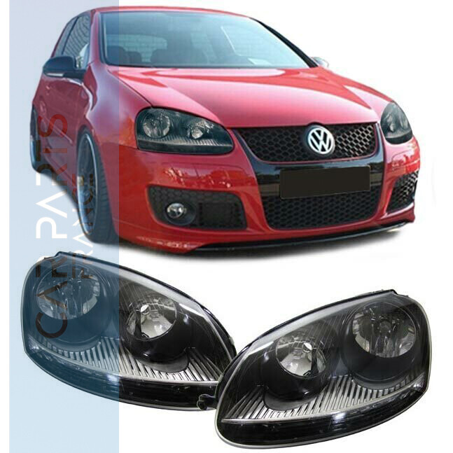 Paire de phares avant pour Volkswagen Golf 5 + Jetta 3