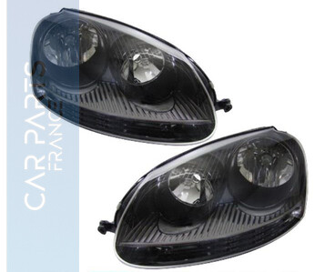 Paire de phares avant pour Volkswagen Golf 5 2003 - 2008 + ampoules