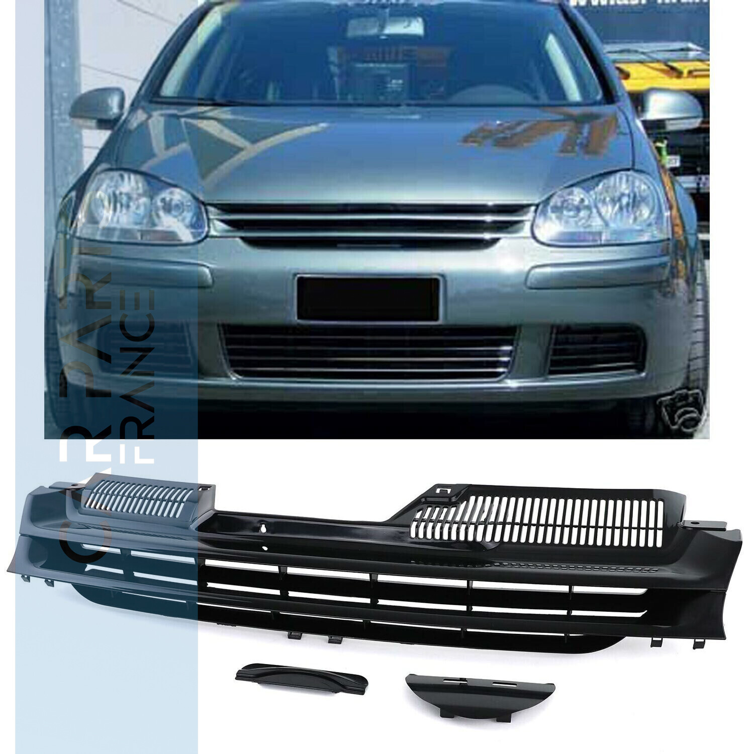 Calandre / Grille Sport noir pour Volkswagen Golf 5 2003 - 2008