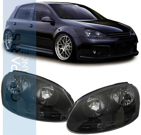 Paire de phares avant pour Volkswagen Golf 5 + Jetta 3