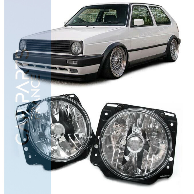 Paire de phares avant pour Volkswagen Golf 2 1983 - 1992