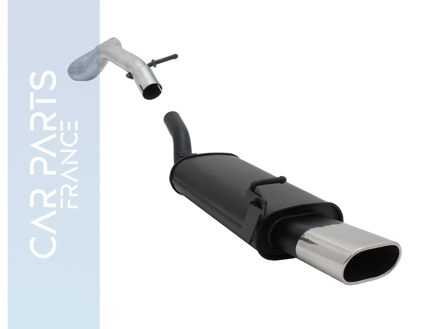 Silencieux / Pot d'échappement pour Audi A3 8L + VW Golf 4 + Beetle