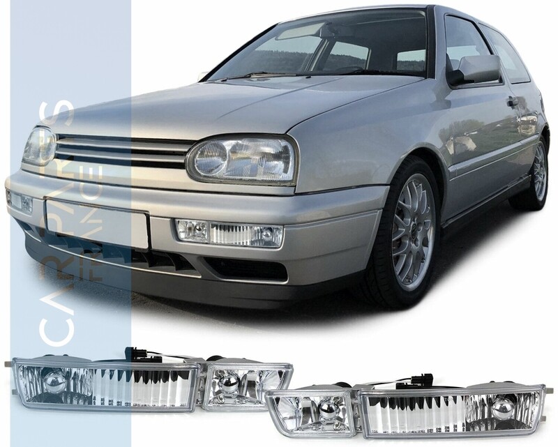 Paire de feux antibrouillard pour Volkswagen Golf 3 1991 - 1997