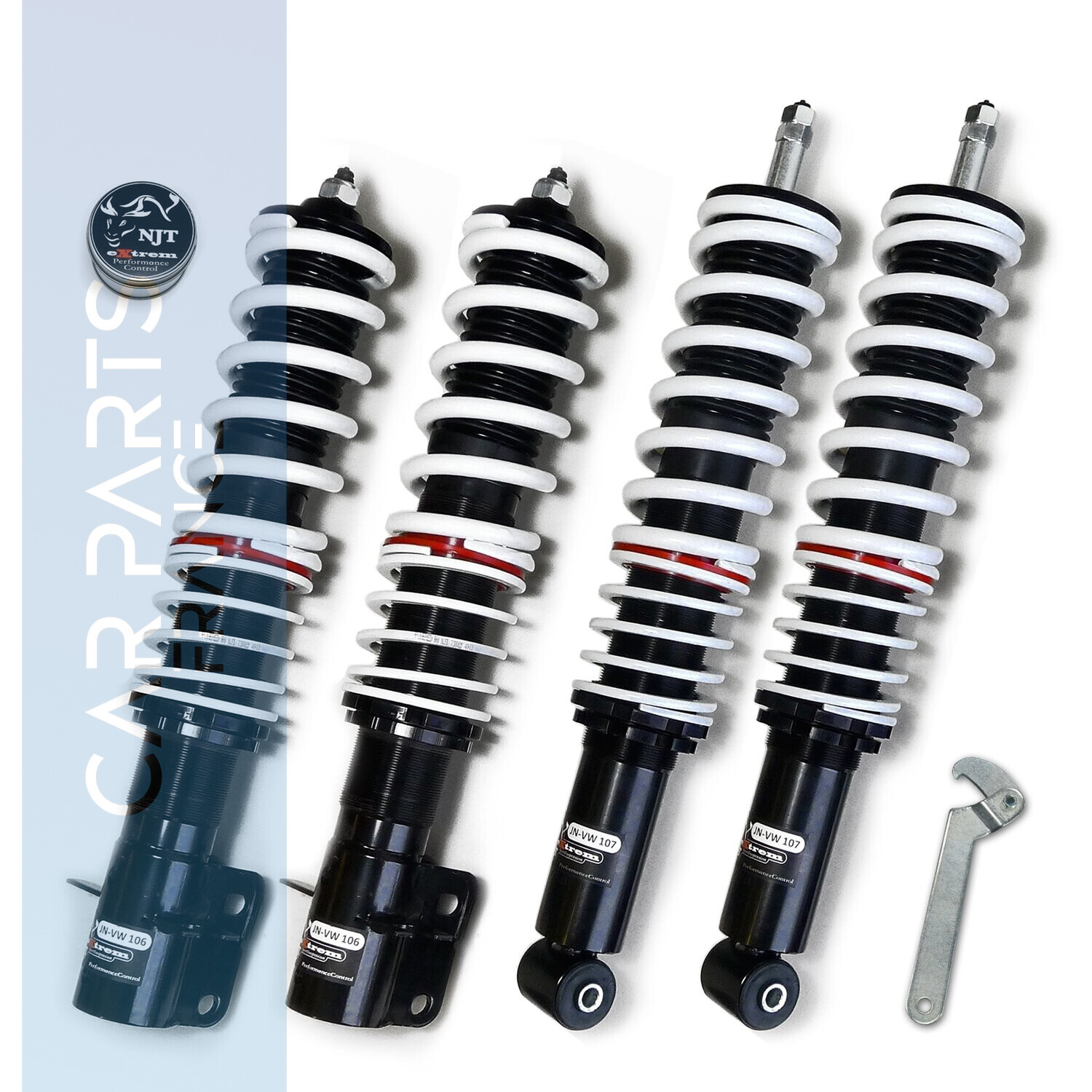 Combinés filetés / Coilovers NJT eXtrem pour Volkswagen Golf 2 1983 - 1991