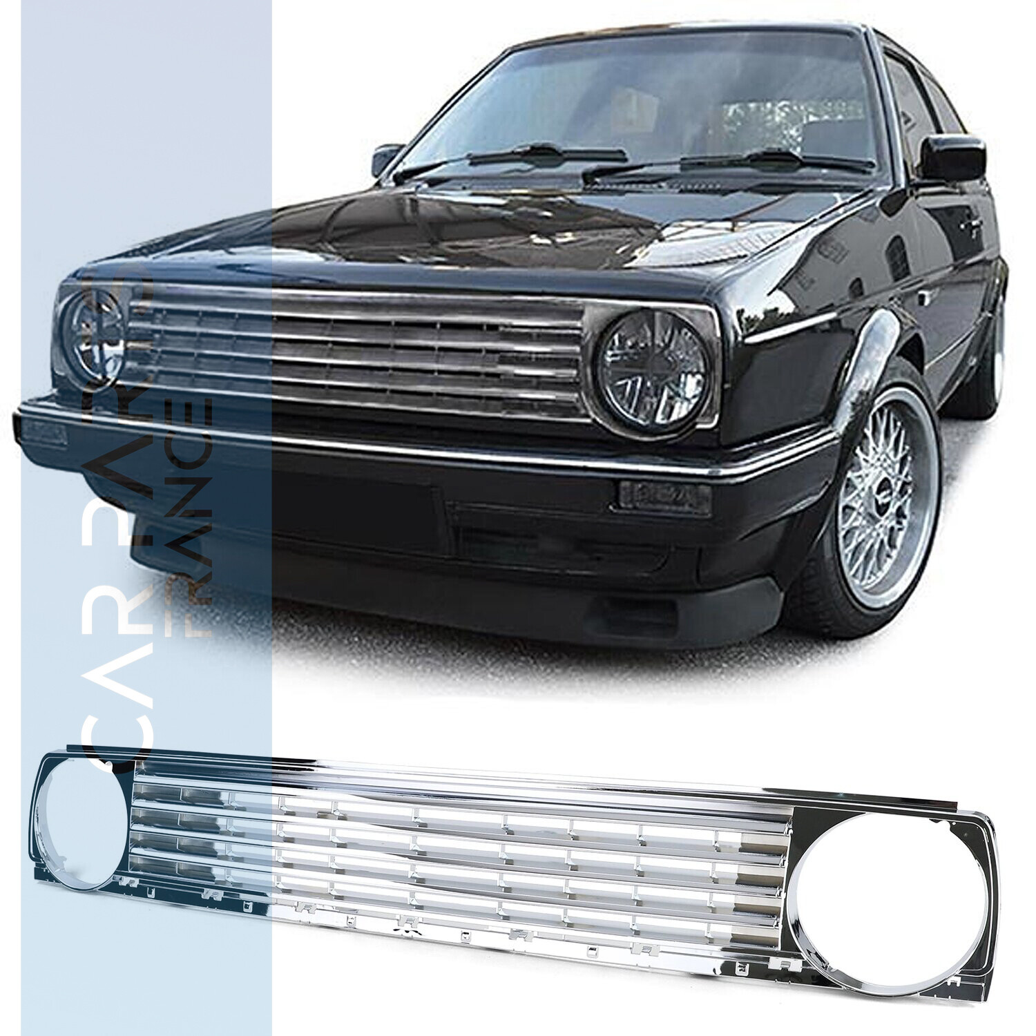 Calandre / Grille Chromé pour Volkswagen Golf 2 1983 - 1991