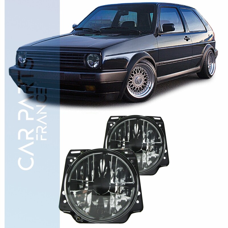 Paire de phares avant pour Volkswagen Golf 2 1983 - 1991