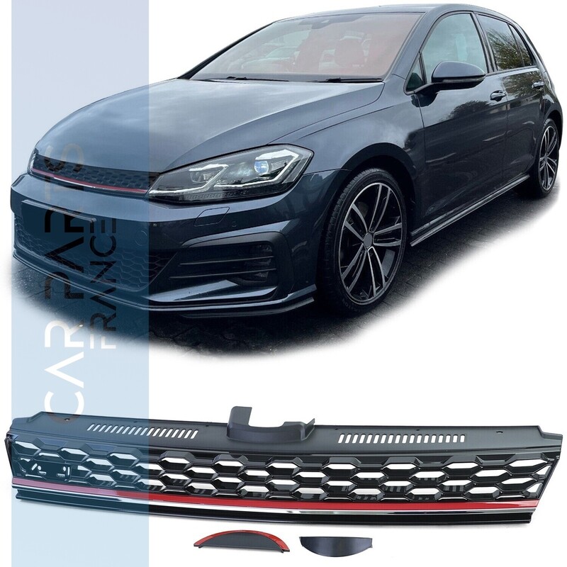 Calandre / Grille Sport Look GTI pour Volkswagen Golf 7 2012 - 2016