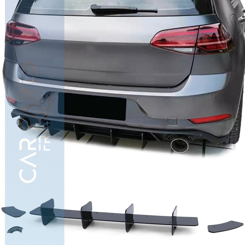 Diffuseur / spoiler / rajout de pare choc arrière GTI  pour VW Golf 7