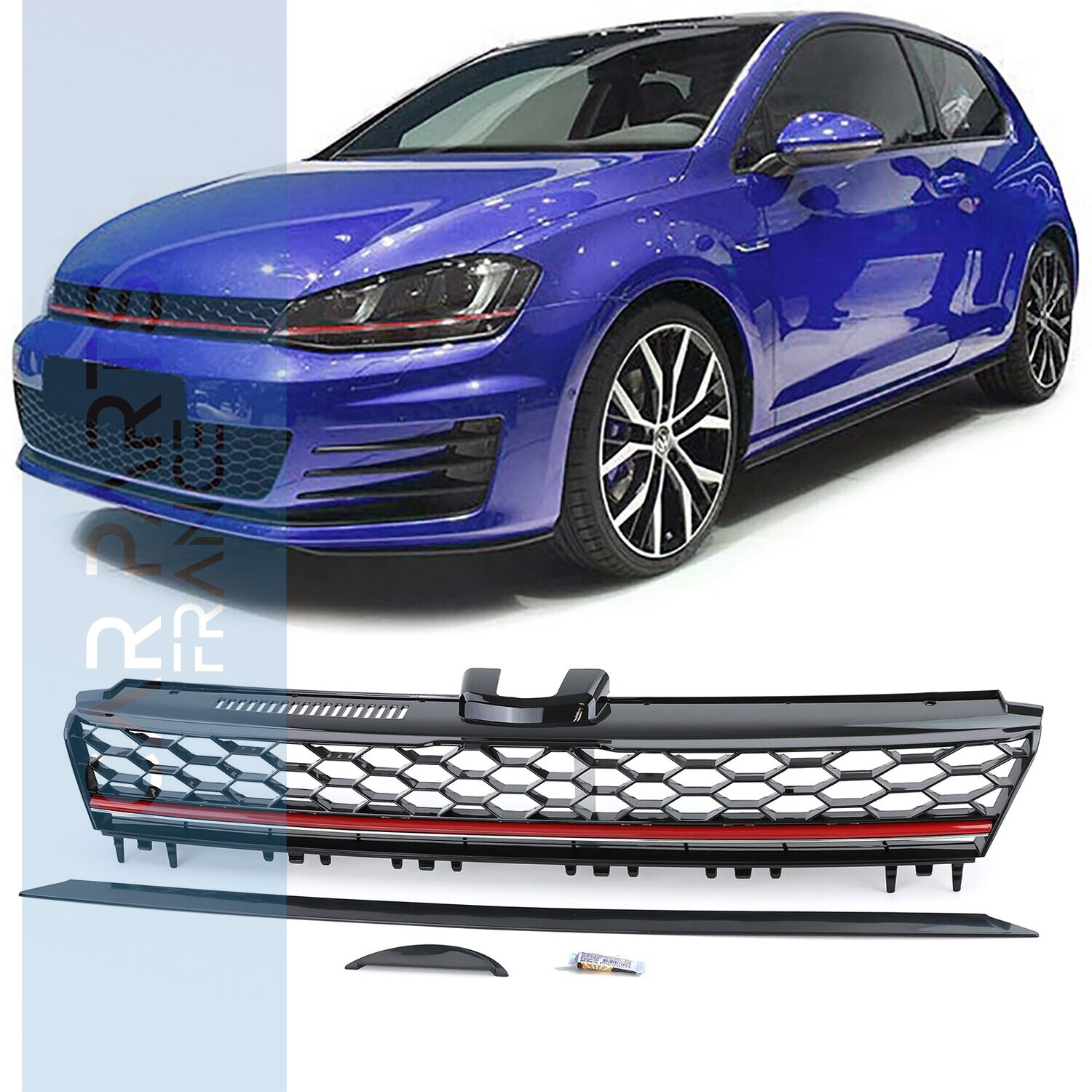 Calandre / Grille Sport Look GTI pour Volkswagen Golf 7 2012 - 2016