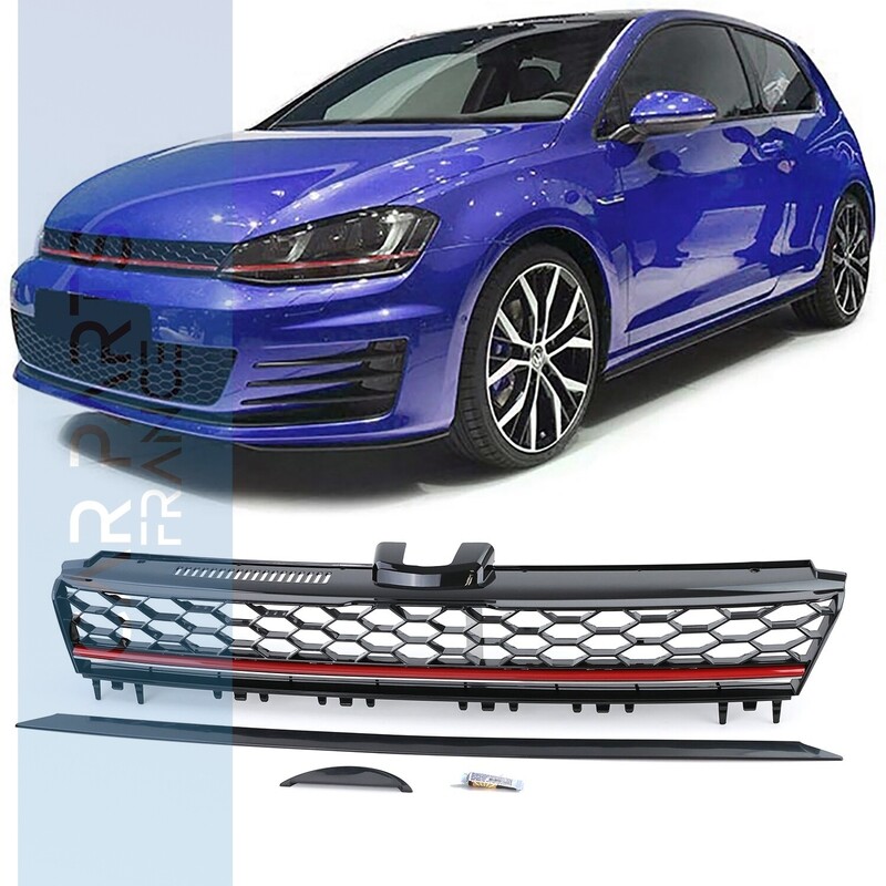 Calandre / Grille Sport Look GTI pour Volkswagen Golf 7 2012 - 2016
