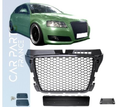 Calandre / Grille en nid d'abeille Look RS3 pour Audi A3 8P