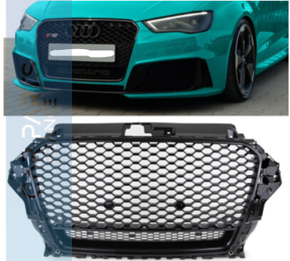 Calandre / Grille en nid d'abeille Look RS3 pour Audi A3 8V
