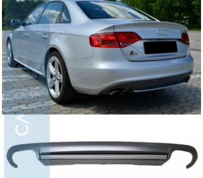 Diffuseur de pare-chocs arriére Look S-LINE pour Audi A4 B8 8K
