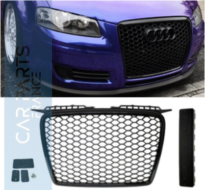 Calandre / Grille en nid d'abeille Look RS3 pour Audi A3 8P