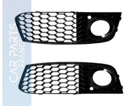 Calandre / Grille antibrouillards en nid d'abeille Look RS4 pour Audi A4 B8