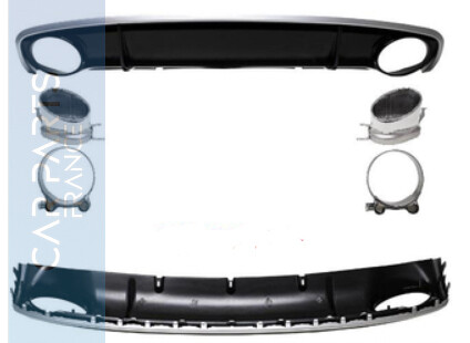 Diffuseur de pare-chocs arriére Look S-LINE pour Audi A4 B8 8K