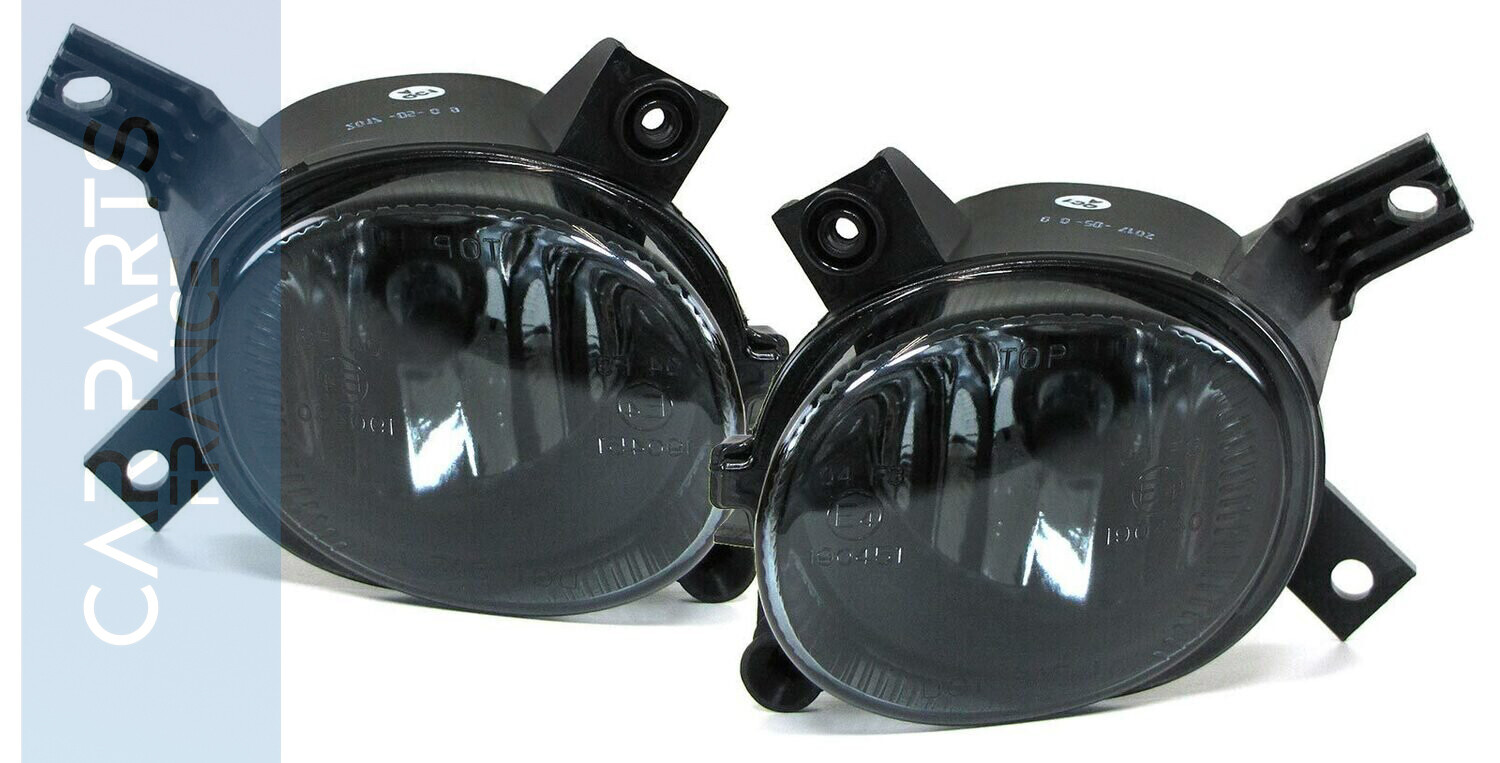 Paire de feux antibrouillard noir fumé pour Audi A3 8P1 8P7 A4 B7 8E B6 8H
