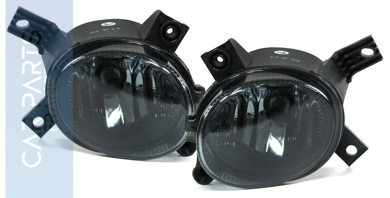 Paire de feux antibrouillard noir fumé pour Audi A3 8P1 8P7 A4 B7 8E B6 8H
