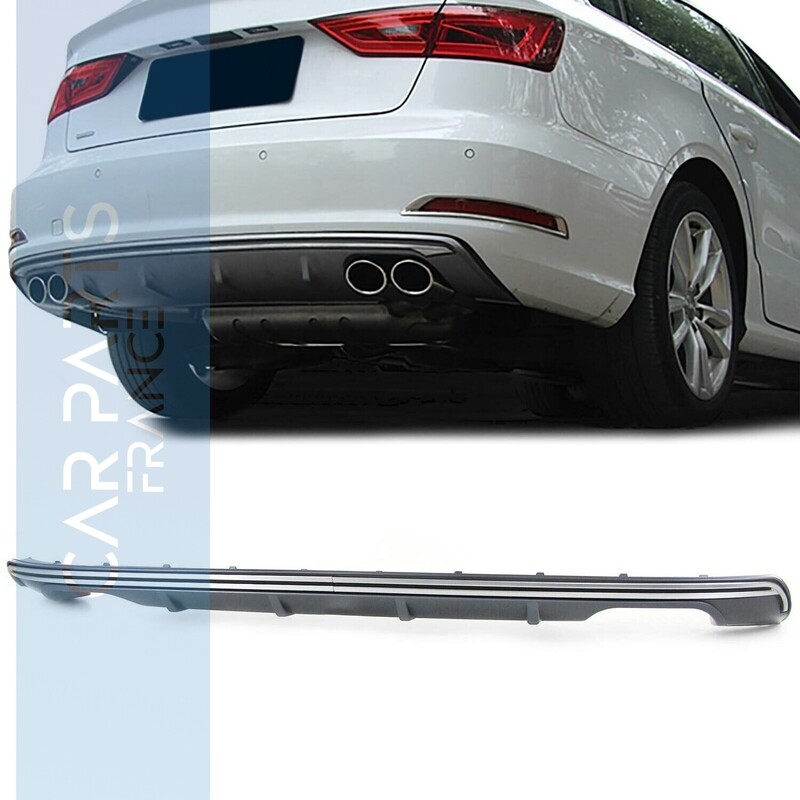Diffuseur de pare-choc arrière pour Audi A3 8V 2013 - 2016