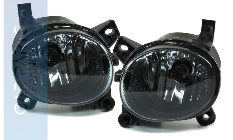 Paire de feux antibrouillards noirs fumés pour Audi A4 A5 8T 8F A6 Q3 A1 VW Passat CC